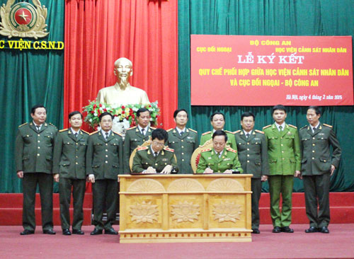Lễ ký kết Quy chế phối hợp giữa Êv88 chào đón năm mới 2026 với Cục Đối ngoại, Bộ Công an